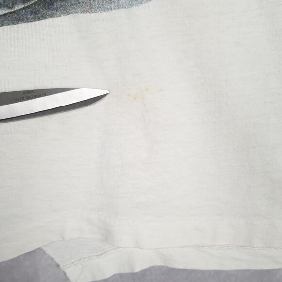 Vintage Jimmy Buffett Shirt Mens XL Giant Tag Double Sided Chameleon Caravan 90s - Picture 10 of 16